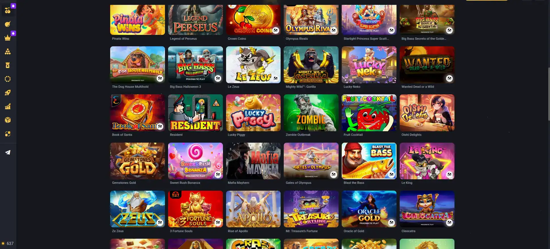 в интерфейсе новая игра бесконечный гейм